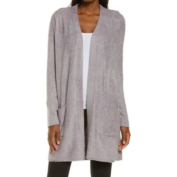 💕BARFOOT DREAMS💕 CozyChic Lite Long Cardigan ~ Lavender Haze Small S NWOT - Picture 1 of 10